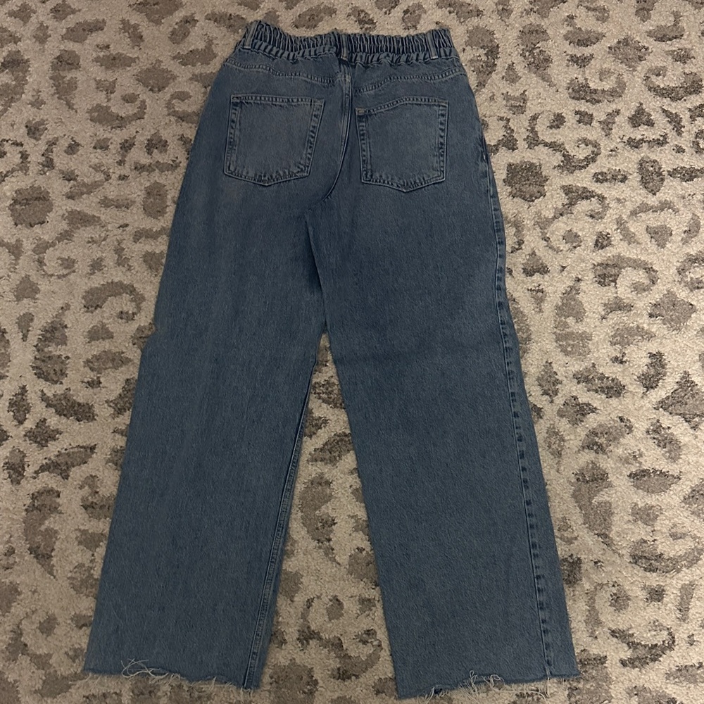 All Saints Blue Straight Leg Women's Jeans - Picture 2 of 3